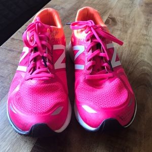 Hot Pink New Balance Tennis Shoes!